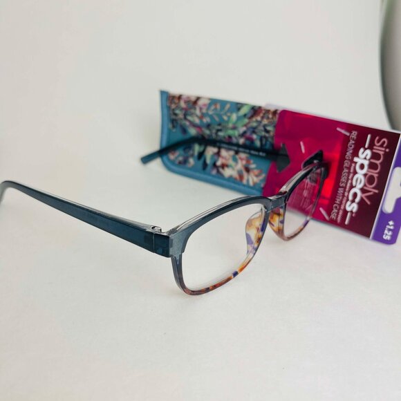 RG0362 Lot of 4 Simply Specs Foster Grant Unisex Reading Glasses With Case +1.25 - Picture 2 of 9